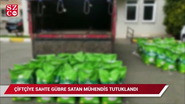 Çiftçiye sahte gübre satan mühendis tutuklandı