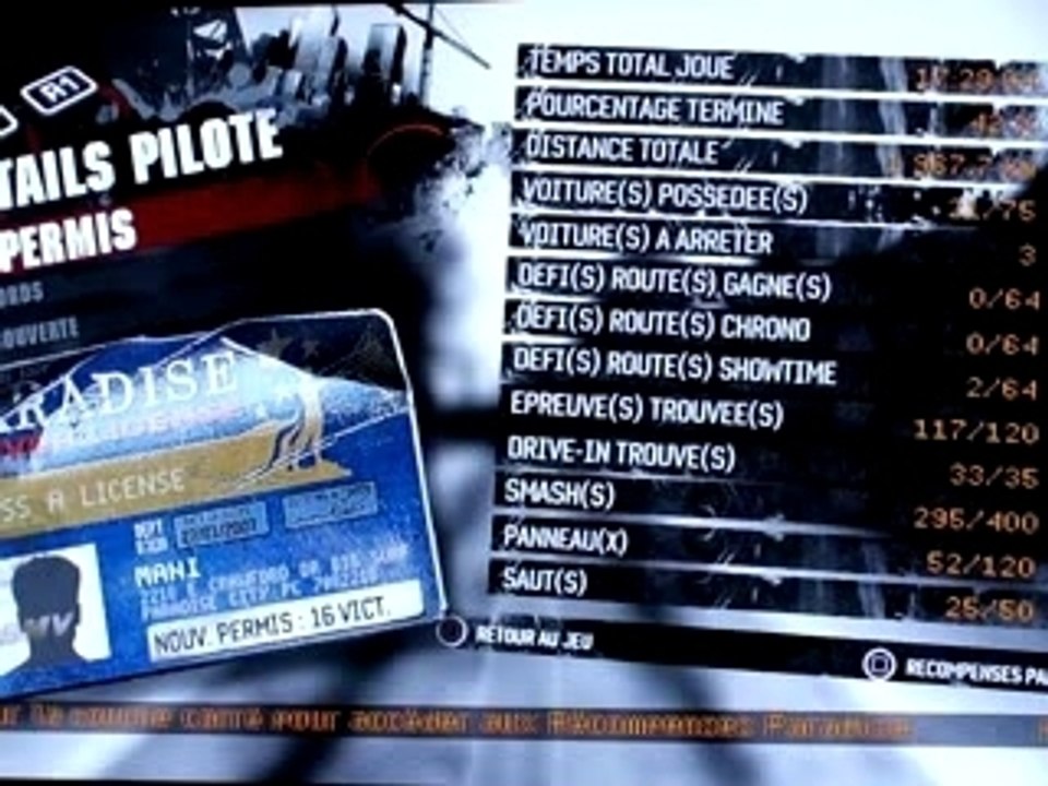 burnout paradise boire: ou conduire, il faut choisir!!