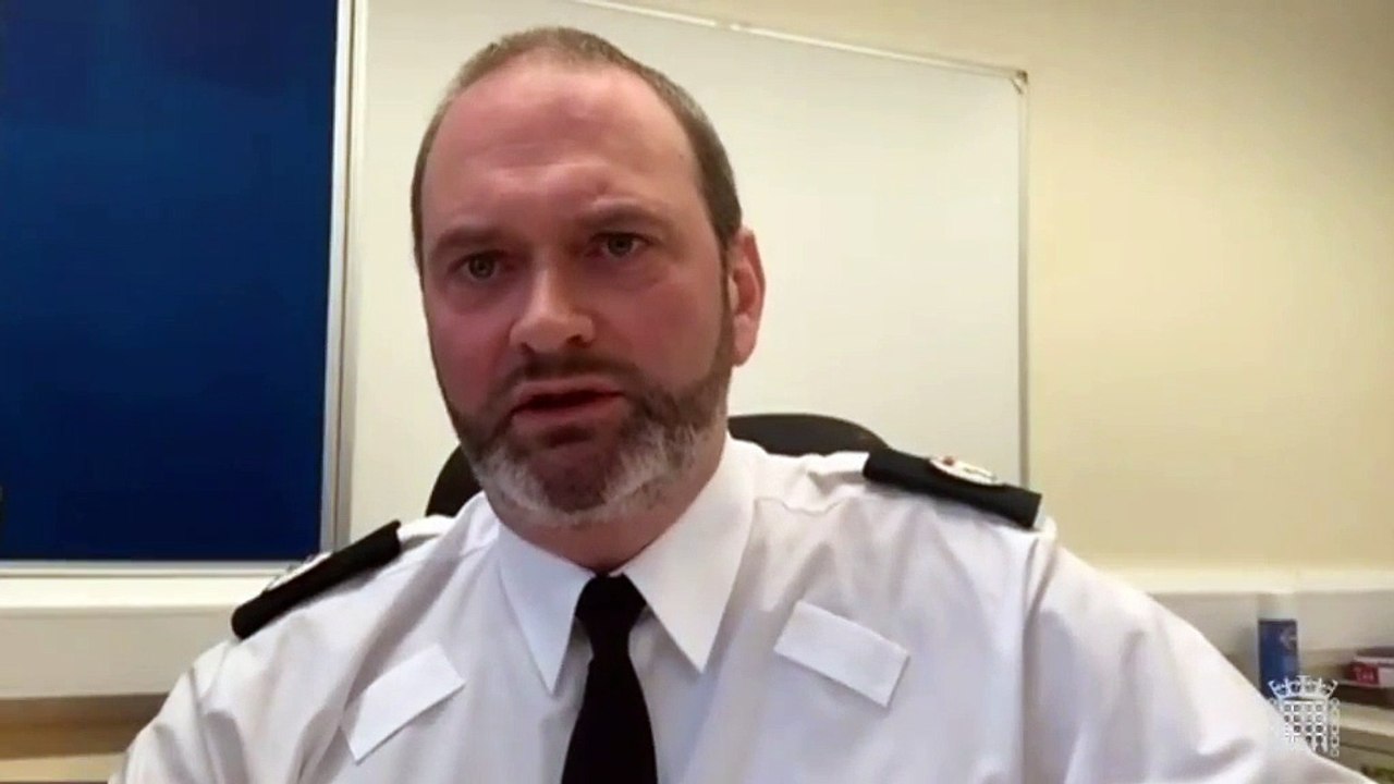 Mark McEwan, Assistant Chief Constable, Police Service of Northern Ireland briefs the Northern Ireland Select Committee