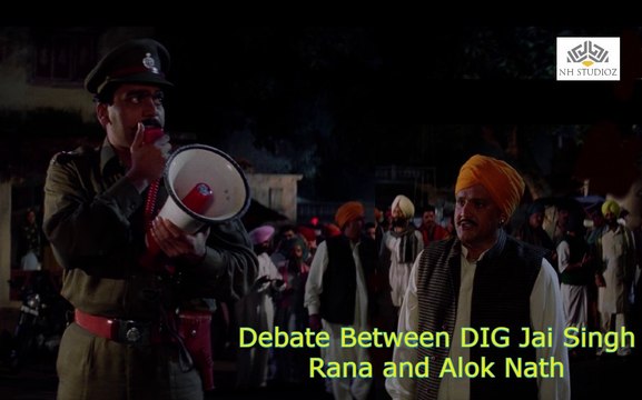 Debate Between DIG Jai Singh Rana and Alok Nath | Badal (2000) | Alok Nath | Ashish Vidyarthi | Ashutosh Rana | Bollywood Movie Scene | Part 1