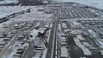 Edirne’de sınır kapılarında TIR yoğunluğu