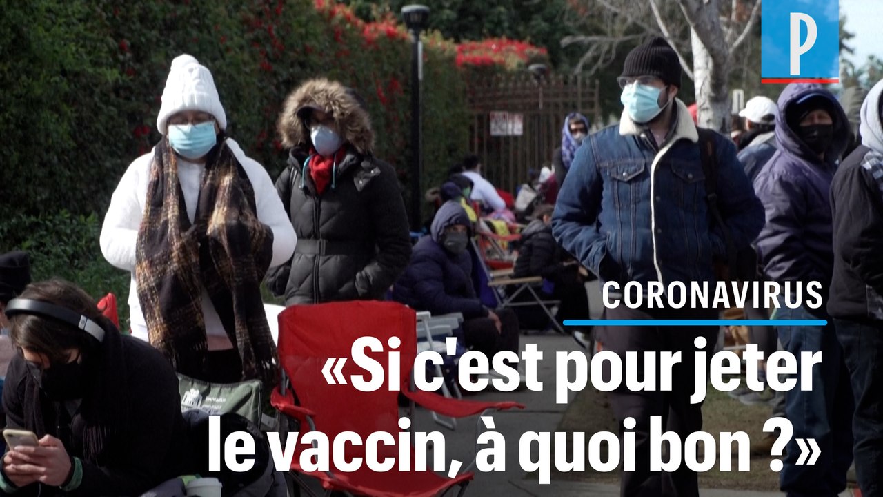 Covid-19 : à Los Angeles, les jeunes à la recherche des restes de flacons de vaccin
