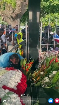 Anniverssaire Dj Arafat - Chinois Badro et sa bande étaient déposés des fleurs sur la tombe de Dashi pas ce qu Olokpatcha a fait