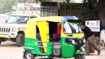 Indane LPG cylinder supply and dispatch _ Cylinders distributed on bicycles in Delhi