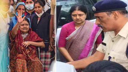 VK Sasikala Released After 4 Years In Jail