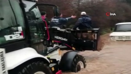 Menteşe’ye 24 saatte 94.3 kg yağış düştü