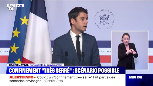 Gabriel Attal: L'efficacité du couvre-feu à 18h est relative , différents scénarios sont expertisés