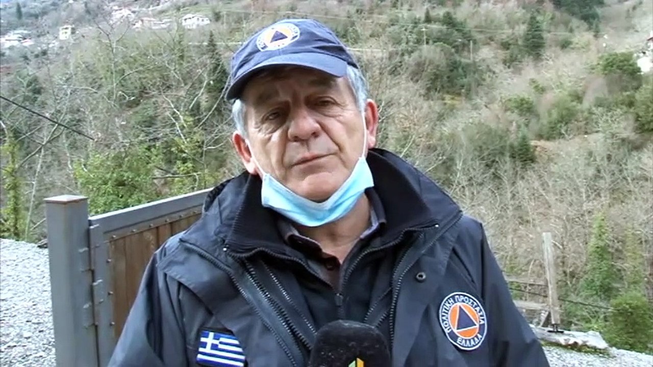 Κατολίσθηση στο δρόμο προς Προυσό - Σύντομο "πέ...
