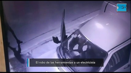 Dejaron a un electricista "desconsolado" sin sus herramientas de trabajo