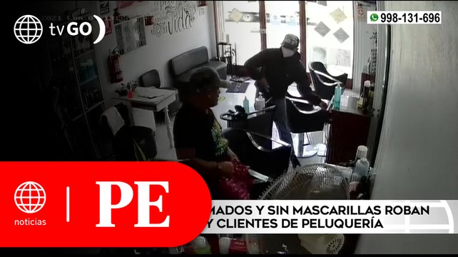 Delincuentes armados y sin mascarilla robaron a trabajadores de peluquería | Primera Edición
