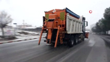 Tekirdağ’da Kar Yağışı Sürüyor