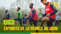 Entraînement : extraits de la séance du jour