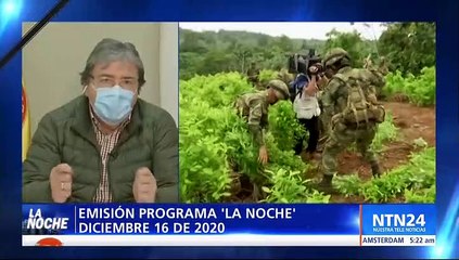 En ‘La Noche’: Homenaje al ministro colombiano Carlos Holmes Trujillo