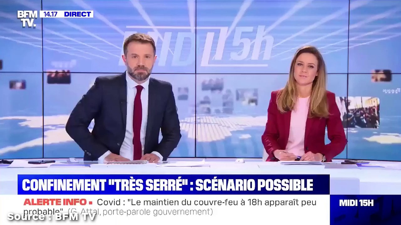 Le couvre-feu ne freine pas assez le virus selon Gabriel Attal, peu de chance que la situation reste ainsi