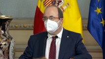 Así ha sido la toma de posesión de Miquel Iceta y Carolina Darias