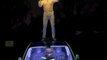Man Juggles LED Juggling Clubs to Holiday Tunes While Standing Atop Car