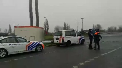 Hensies : contrôles à la frontière française