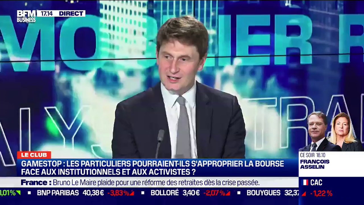 Gamestop : les particuliers pourraient-ils s'approprier la bourse face aux institutionnels et aux activistes ? - 27/01