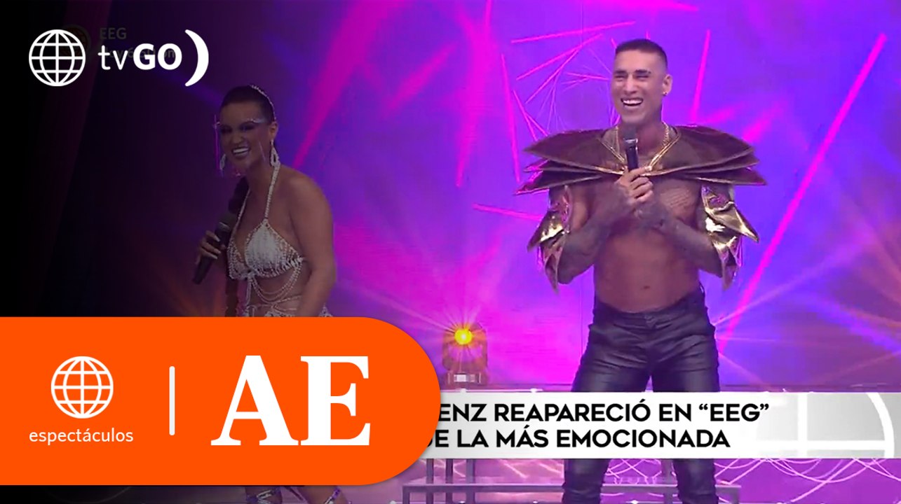 Jota Benz reapareció en EEG y Angie Arizaga fue la más emocionada | América Espectáculos (HOY)