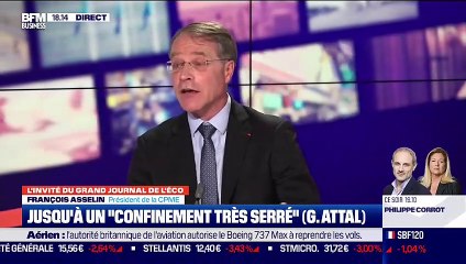 François Asselin (CPME) : Mise en garde de la CPME sur un troisième confinement - 27/01