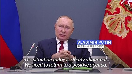 Putin says Russia wants better ties with Europe