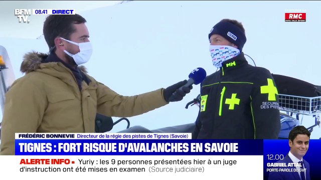 En Savoie, les pistes de Tignes sont menacées par de forts risques d'avalanche