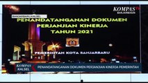 Ciptakan Tolak Ukur Evaluasi, Pemkot Banjarbaru Tandatangani Perjanjian Kinerja Tahun 2021