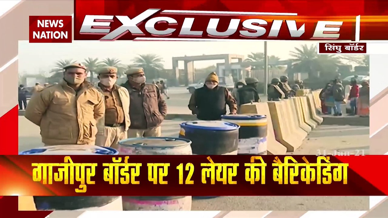 Security tightens at Singhu Border amid protest