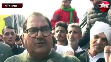 यूपी बॉर्डर पर किसानों की संख्या में इजाफा, अभय चौटाला ने भी दिया समर्थन