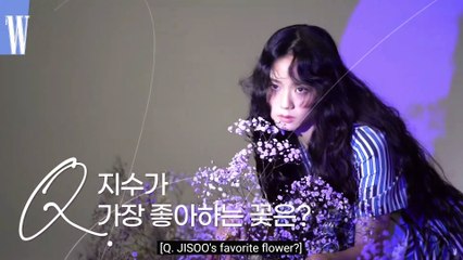 BLACKPINK JISOO and Passion mode flower balloon making + mini interview