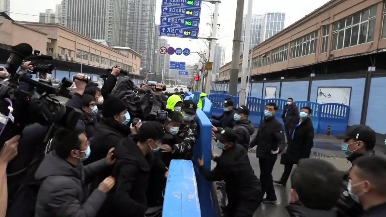 Suche nach den Corona-Ursprüngen: WHO-Experten besuchen Markt in Wuhan