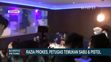 Razia Protokol Kesehatan di Bar, Petugas Malah Temukan Sabu dan Pistol