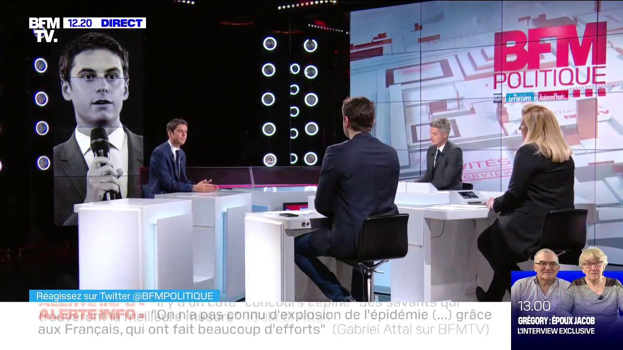 "Des contrôles aléatoires vont être mis en place" aux frontières (Gabriel Attal)