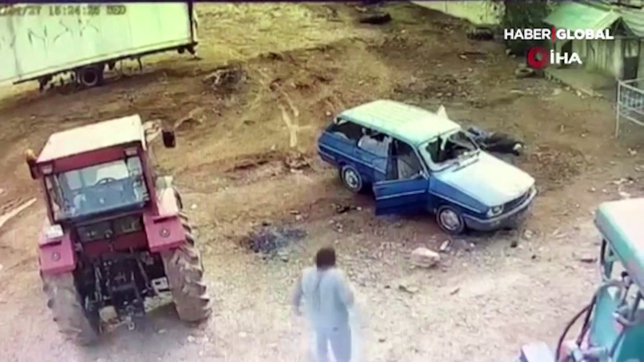 Akraba kavgasında, araç kalabalığın arasına dalarak 2 kişiyi ezdi! O anlar kamerada