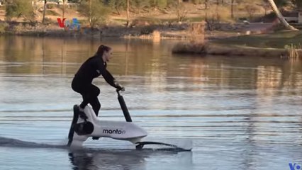 Canggih, Sepeda Listrik Untuk Gowes di Air