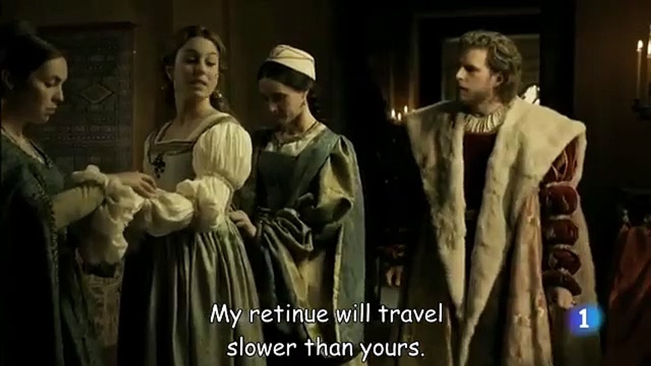 Empress Isabella helps Charles V in ruling (Carlos, rey emperador)