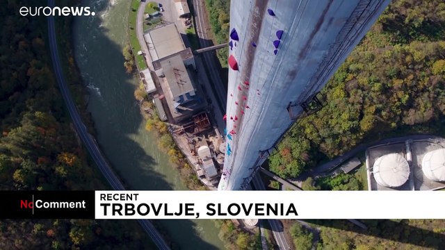 Nur für Schwindelfreie: Kraxeln auf den höchsten Schornstein Europas