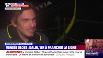 Les premiers mots de Charlie Dalin, premier skipper à franchir la ligne d'arrivée du Vendée Globe
