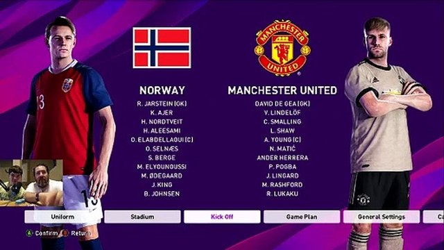 eFootball PES 2020 West Ham RB VS Manchester United