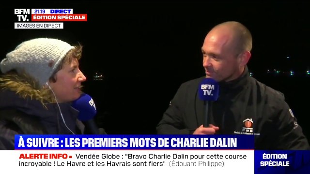 Kévin Escoffier, rescapé du Vendée Globe: Je suis vraiment content pour Charlie Dalin