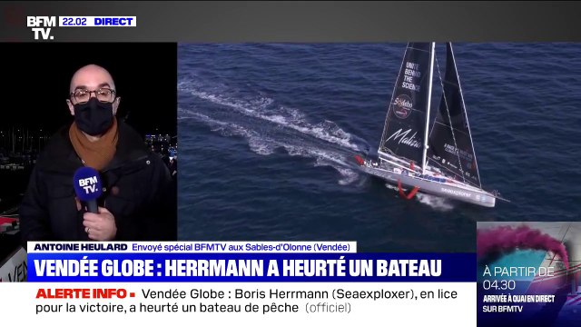 Vendée Globe: Boris Herrmann, en lice pour la victoire, a heurté un bateau de pêche