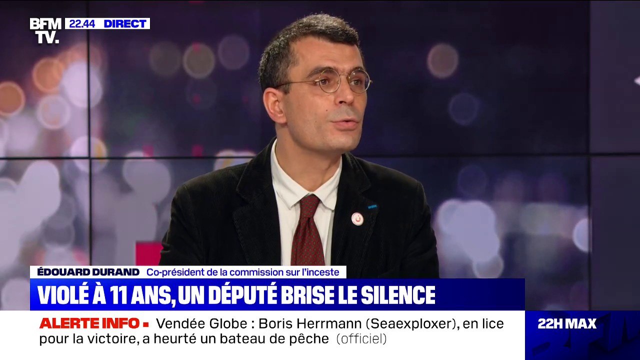 Édouard Durand (co-président de la commission sur l'inceste): ""Toutes les personnes qui sont en train de briser le silence créent une chaîne de solidarité"