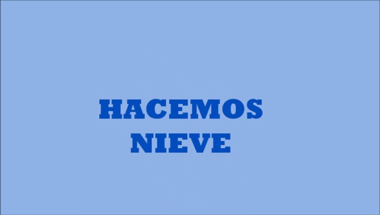 NIEVE EN NUESTRA CLASE