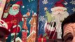 Reviewing Christmas wall covers from the Dollar General Store