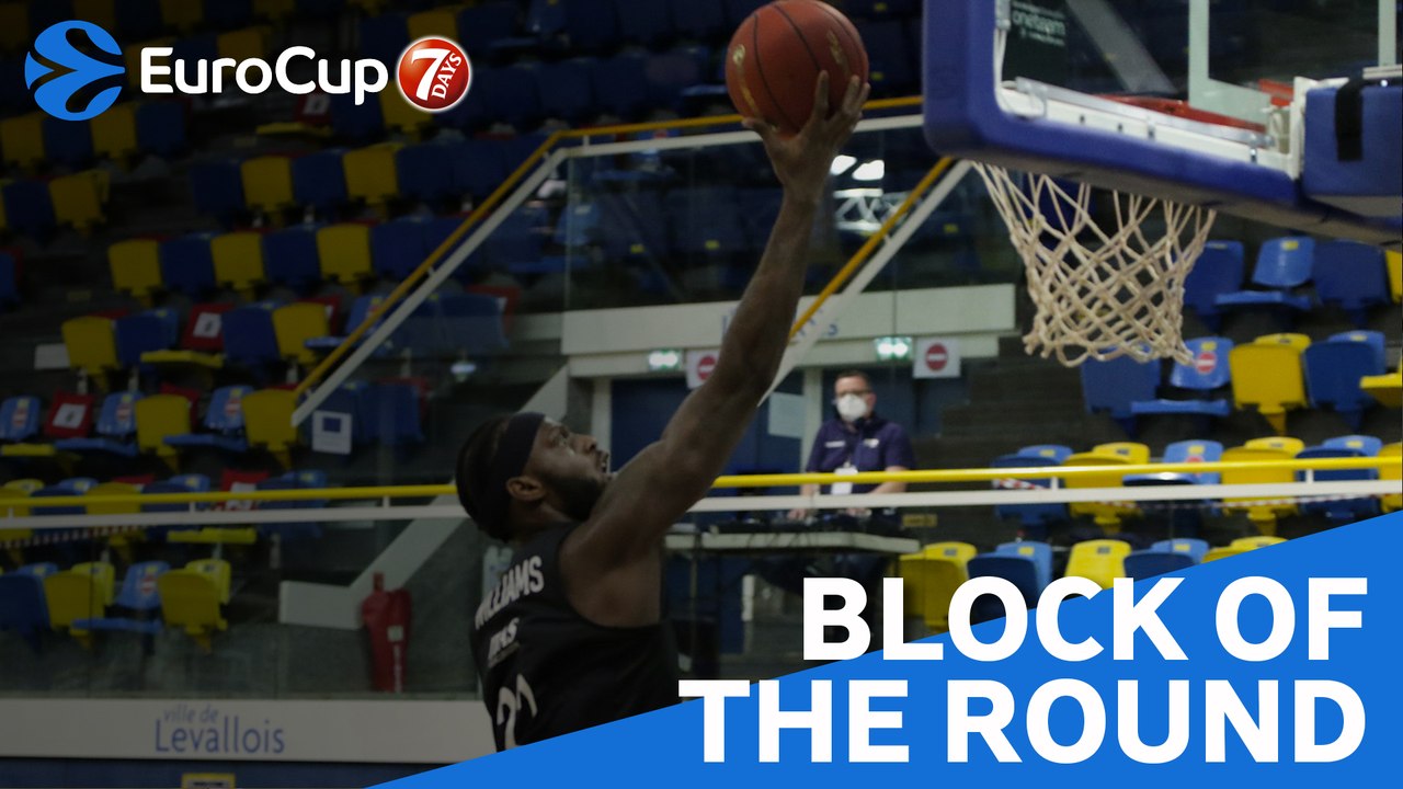 7DAYS EuroCup Block of the Round: JaCorey Williams, Dolomiti Energia Trento