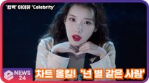 '컴백' 아이유(IU) ‘Celebrity’ 차트 올킬! 소개글 감동 메시지 화제! '넌 별 같은 사람'