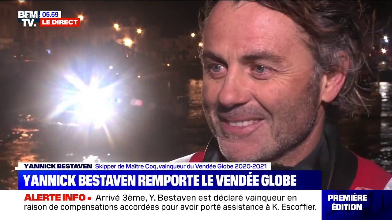 Yannick Bestaven, vainqueur du Vendée Globe: "J'ai l'impression de vivre un rêve, d'halluciner"