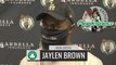Jaylen Brown Postgame Interview | Celtics Lose to Spurs 110-106