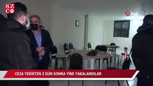 Ceza yediler 2 gün geçmeden bir daha yakalandılar