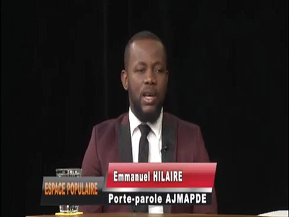 Emmanuel Hilaire Pòt pawòl AJMAPDE an swete gen yon akò politik ki jwenn sou fen manda Prezidan